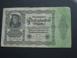 Allemagne -  Germany 50 000 FÜNFZIGTAUSEND - Berlin  1922 - Reichsbanknote  **** EN ACHAT IMMEDIAT **** - 50.000 Mark