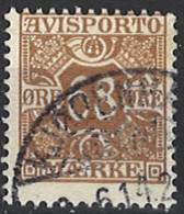 Denmark 1907. Avisporto Mi.Nr. 7 X, Used O - Fiscale Zegels