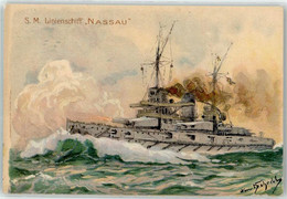 53022678 - Sign. Bohrdt, Hans SM Linienschiff Nassau - Guerra