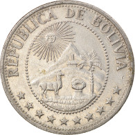 Monnaie, Bolivie, Peso Boliviano, 1978, TTB, Nickel Clad Steel, KM:192 - Bolivie