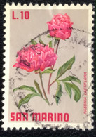 San Marino - C3/28 - (°)used - 1971 - Michel 989 - Bloemen - Oblitérés