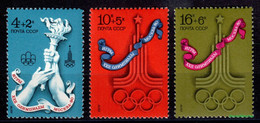 1976 USSR  Summer Olimpic Games,Moscow-80  Mi 4563-5 MNH/** - Unused Stamps