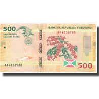 Billet, Burundi, 500 Francs, 2015, 2015.01.15, SPL+ - Burundi