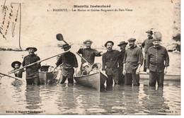 CPA BIARRITZ 1906 - Les Marins Et Guides-baigneurs Du Port-Vieux - Biarritz