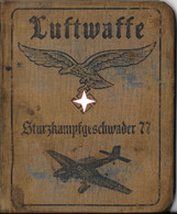DOCUMENT III Reich. Nazi WW2 Germany.not Original - LUFTWAFFE Sturzkampfgeschwader 77 - Documentos