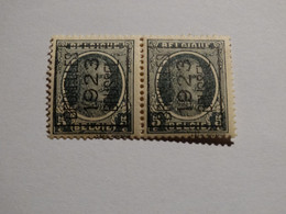 Paire De 5c - Bruxelles 1923. - Sobreimpresos 1922-31 (Houyoux)