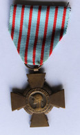 Médaille Croix Du Combattant - France