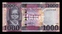 Sudán Del Sur South Sudan 1000 Pounds 2020 (2021) Pick Nuevo SC UNC - Zuid-Soedan