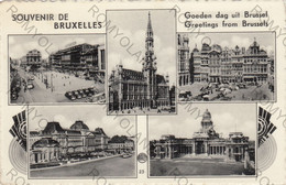 CARTOLINA  SOUVENIR DE BRUXELLES,BELGIO,BOLLO STACCATO,VIAGGIATA 1962 - Loten, Series, Verzamelingen