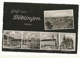 CPSM ,Allemagne , N°25893,  Grub Aus Böblingen, Multi-Vues, Ed. F. 1957 - Böblingen