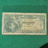 COLOMBIA 10 PESO 1961 - Kolumbien