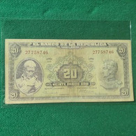 COLOMBIA 20 PESO 1963 - Colombia