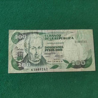 COLOMBIA 200 PESO 1991 - Colombie