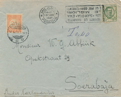 Nederlands Indië - 1929 - 25 Cent Postage Due Op Taxed Cover Van Milano / Italy Naar Soerabaja - Netherlands Indies