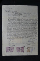 TURQUIE - Fiscaux Recto Et Verso Sur Document En 1964 - L 110717 - Cartas & Documentos