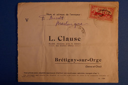 M11 MARTINIQUE BELLE LETTRE ASSEZ RARE 1938 FORT DE FRANCE POUR BRETIGNY +AFFRANCHISSEMENT INTERESSANT - Brieven En Documenten