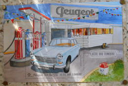 Poster Peugeot 404 Berline Fête Du Timbre.. Emission 04/11/2021. RARE Tirage : 1000 Ex. Prix : 15 € - Neufs