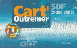 CARTOUTREMER.COM  Nuero Gratuit 0800100522   50f   MARTINIQUE? - Antillas (Francesas)