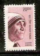 India 2009 Mother Teresa Nobel Prize Winner Famous Woman 1v MNH - Mère Teresa