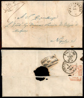 Antichi Stati Italiani - Sicilia - Pietraperizia - 1861/1863 - Tre Lettere Per Napoli - Tassate - Autres & Non Classés