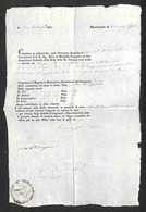 DOCUMENTI - 1849 - Trinacria Di Polizzi - Documento Di Ricevuta - Autres & Non Classés