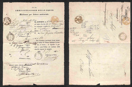 DOCUMENTI - Richiamo Per Lettere Assicurate - 1872 - Orta Novarese 7 Luglio + Novara 7 Luglio + Milano Stazione 9 Luglio - Other & Unclassified