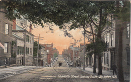 A2415) ST. JOHN - N.B. - CHARLOTTE STREET , Looking South - VERY OLD ! 1908 - St. John