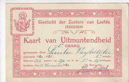 IZEGEM  SCHOOLKAART 1930  GESTICHT DER ZUSTER VAN LIEFDE  AAN PAULA VUYLSTEKE - Izegem