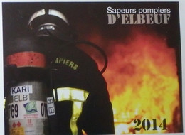 Petit Calendrier Poche 2014 Sapeurs Pompiers Elbeuf Seine Maritime - Petit Format : 2001-...