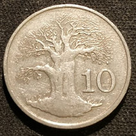 ZIMBABWE - 10 CENTS 1994 - Baobab - KM 3 - Zimbabwe