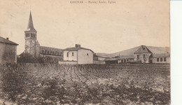 CHENAS - Mairie, Ecole, Eglise - Chenas