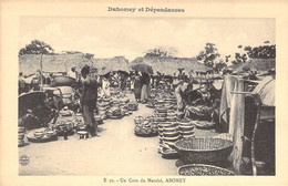 CPA DAHOMEY "Abomey, Le Marché" - Dahomey