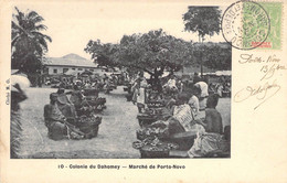 CPA DAHOMEY "Marché De Porto Novo" - Dahomey