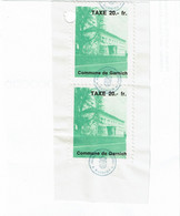 Luxembourg Taxe Commune De Garnich 20 Fr - Postage Due