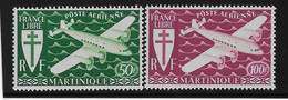 Martinique Poste Aérienne N°4/5 - Neufs ** Sans Charnière - TB - Airmail