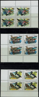 RUSSIA  1994 DUCK BLOCK OF 4 MI No 389-91 MNH VF!! - Neufs