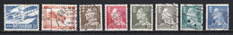 Danemark 1961 : Timbres Yvert & Tellier N° 396 - 397 - 398 - 399 - 400 - 401 - 402 - 403 - 405 Et 406 Oblitérés. - Usati