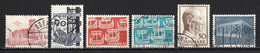 Danemark 1968-1969 : Timbres Yvert & Tellier N° 479 - 484 - 486 - 487 - 488 - 490 - 494 Et 496 Oblitérés. - Usati