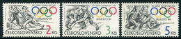 CZECHOSLOVAKIA 1984 Winter Olympic Games, Sarajevo  MNH / **.  Michel 2751-53 - Nuovi