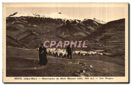 CPA Beuil (Alpes Maritimes) Observatoire Du Mont Monuier Les Bergers Moutons Sheep - Ohne Zuordnung