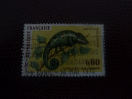 Caméléon (Ile De La Réunion) - 60c. - Polychrome - Oblitéré - Année 1971 - - Used Stamps