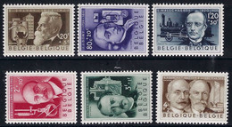 ⭐ Belgique - YT N° 973 à 978 ** - Neuf Sans Charnière - TB - 1955 ⭐ - Nuevos