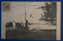 G1 GABON RARE CARTE 1914 LIBREVILLE POUR DIJON FRANCE+ JOURS DE FETE,PALHOUINS TIRANT - Storia Postale