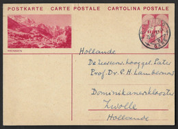 Post Card - 1927 - Plakresten Aan De Achterzijde - Interi Postali