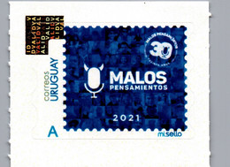 Uruguay 2021 Hologram Stamp Radio Program Unused MNH Selfadhesive - Hologrammes