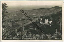 Oberkircher Weinberge Und Die Schauenburg - Foto-Ansichtskarte - Verlag Photohaus Busam Oberkirch - Oberkirch