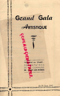 94- L' HAYE LES ROSES- RARE PROGRAMME GRAND GALA -RAPATRIES GUERRE 1939-1945-RESISTANCE-LIBERATION-10 JUIN 1945 - Programas