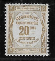 France Taxe N°45 - Neuf * Avec Charnière - TB - 1859-1955 Postfris