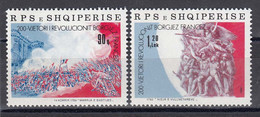 Albania 1989 - Bicentenaire De La Revolution Francaise, Mi-Nr. 2403/04, MNH** - Albanië