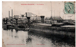 Neuves Maisons - Les Acieries -  Peniches - CPA° - Neuves Maisons